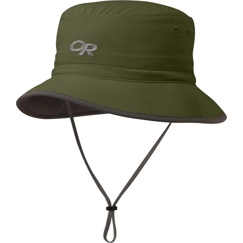 imageOutdoor Research Sun Bucket Hat  UPF 50 Wide Brim Lightweight Packable Hat for Hiking Fishing Travel ampamp Outdoor ProtectionLoden