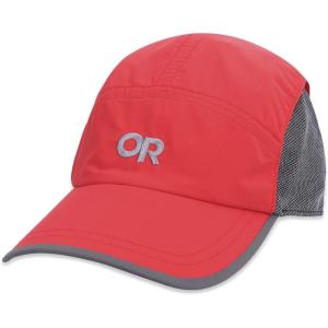 Outdoor Research Swift Cap – Lightweight UPF Sun Hat with Breathable Mesh for Men & Women, Hiking, Running and Travel(Rhubarb)
