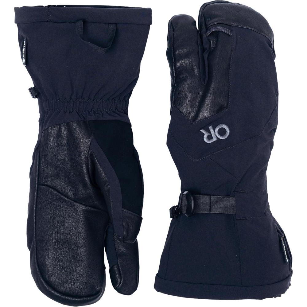 imageOutdoor Research Arete Modular GoreTex 3Finger GlovesBlack