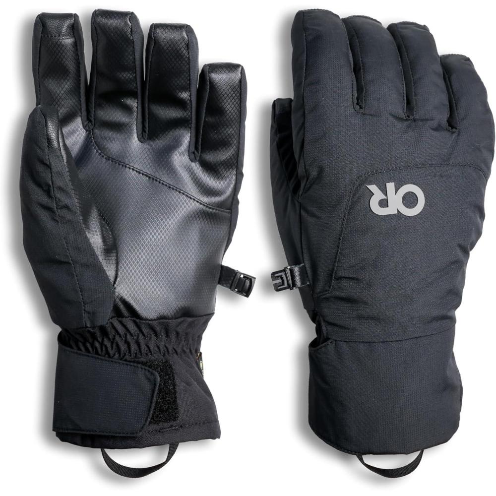 imageOutdoor Research Mens Revolution Undercuff GORETEX Gloves  Etip Ski Gloves Waterproof ampamp Windproof InsulatedBlack