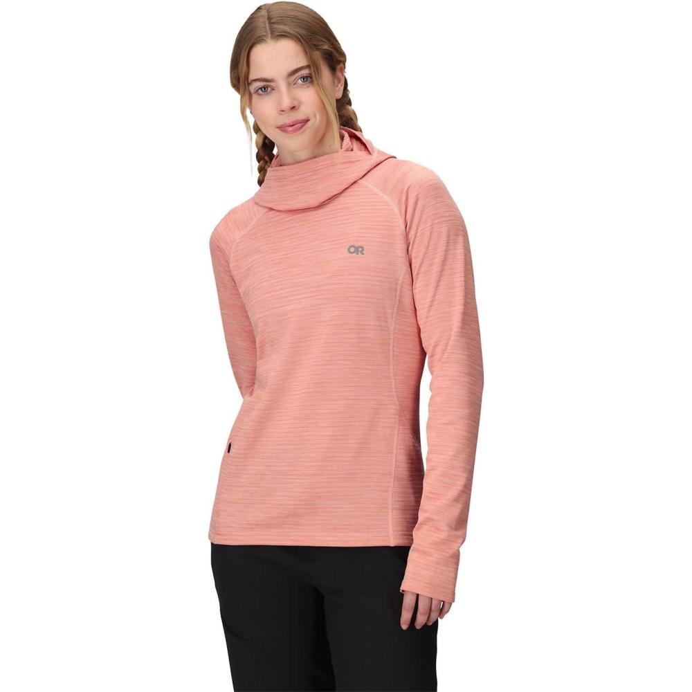 imageOutdoor Research Mens Vigor Grid Fleece Pullover HoodieLotus Heather