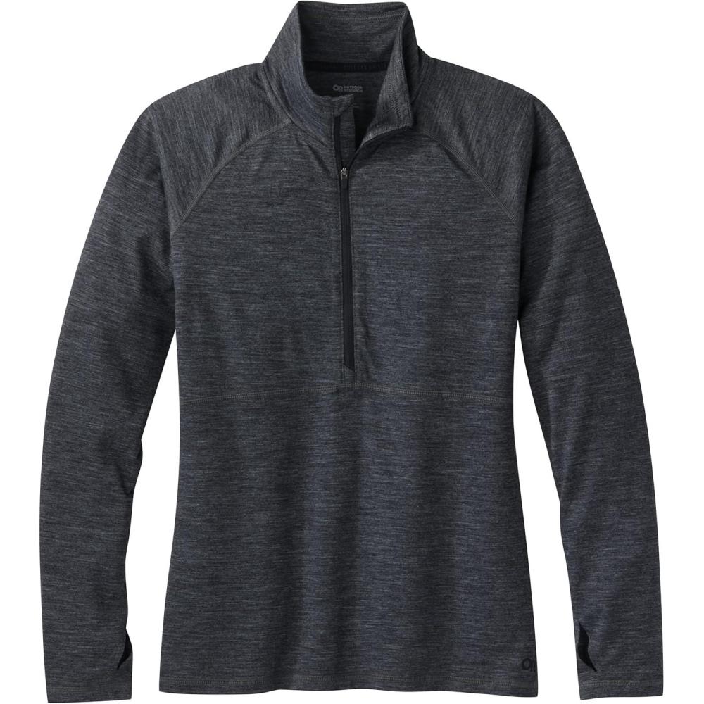 imageOutdoor Research Womens Alpine Onset Half ZipCharcoal Heather