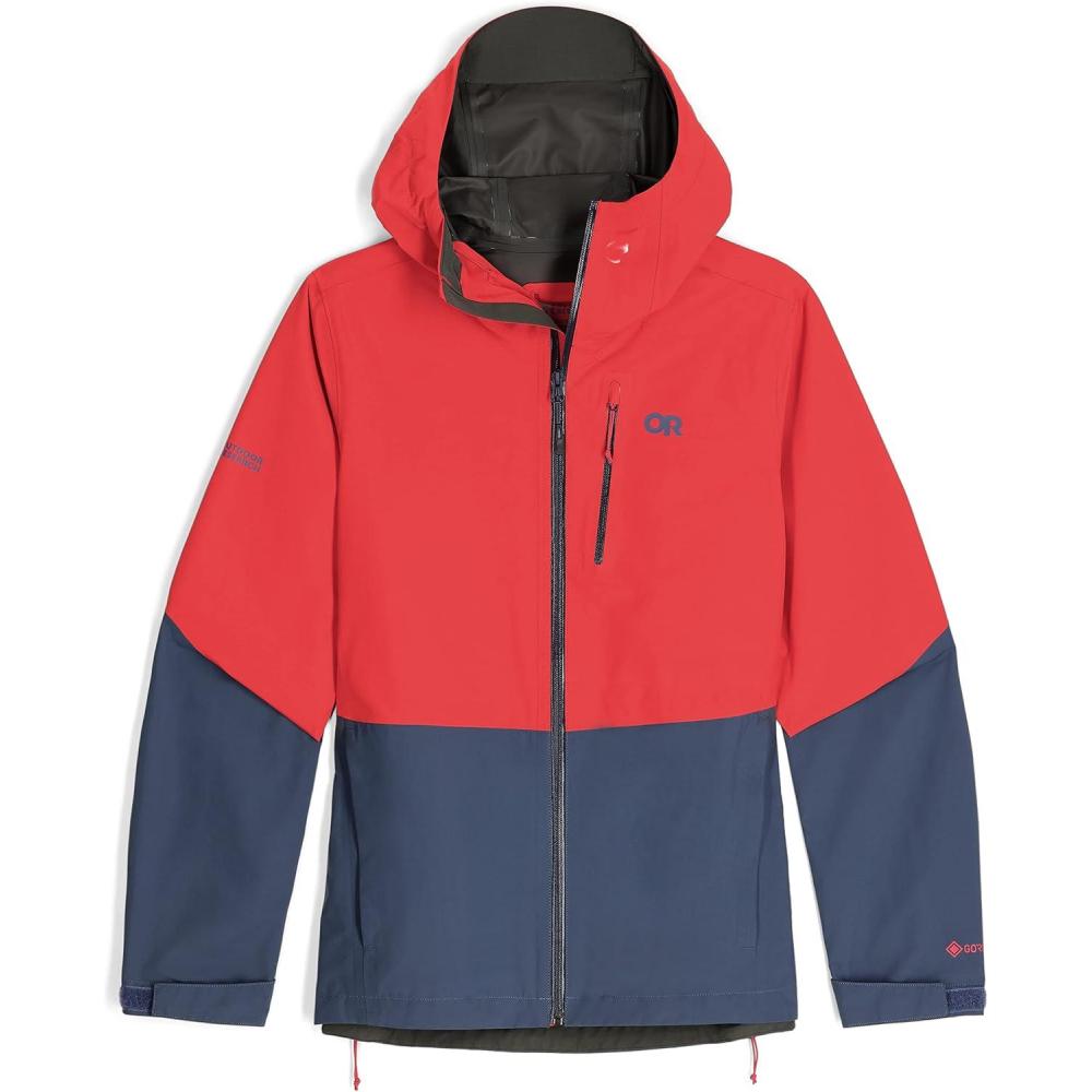 imageOutdoor Research Womens Aspire II Jacket  Water ampamp Windproof Outdoor JacketRhubarbDawn