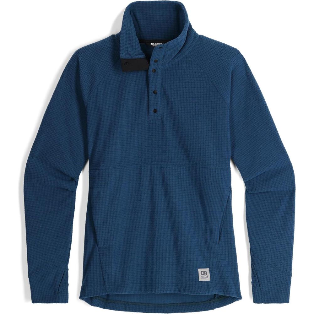 imageOutdoor Research Womens Trail Mix Snap Pullover  Wicking Thermal Pullover for WomenHarbor