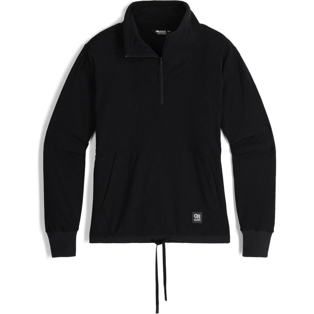imageOutdoor Research womens Womens Trail Mix Quarter Zip PulloverBlack