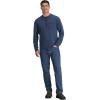 Outdoor Research Men’s Aberdeen Long Sleeve Henley | Moisture Wicking Athletic Shirt, UPF 30+ Sun Protection(Cenote Heather)