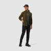 Outdoor Research Men’s Trail Mix XT Fleece Jacket | Temperature Self-Regulating Fabric, UPF 50+, Lightweight(Dark Olive)