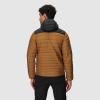 Outdoor Research Men’s Transcendent Down Hoodie Jacket | Water & Wind Resistant, Insulated, Lightweight, Standard Fit(Bronze/Black)