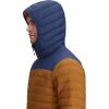 Outdoor Research Men’s Transcendent Down Hoodie Jacket | Water & Wind Resistant, Insulated, Lightweight, Standard Fit(Bronze/Cenote)