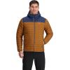 Outdoor Research Men’s Transcendent Down Hoodie Jacket | Water & Wind Resistant, Insulated, Lightweight, Standard Fit(Bronze/Cenote)