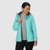 Outdoor Research Women’s Aspire 3L Jacket | Waterproof, Windproof, Hooded, Long Sleeve, Standard Fit(Maldives)