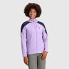 Outdoor Research Women’s Ferrosi Hoodie – Quick-Drying & UV 50+ Sun Protection(Lavender/Naval Blue)