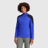 Outdoor Research Women’s Ferrosi Hoodie – Quick-Drying & UV 50+ Sun Protection(Ultramarine/Black)