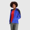 Outdoor Research Women’s Ferrosi Hoodie – Quick-Drying & UV 50+ Sun Protection(Ultramarine/Black)