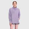 Outdoor Research Women’s Trail Mix Snap Pullover – Wicking Thermal Pullover for Women(Lavender)