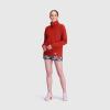 Outdoor Research Women’s Trail Mix Snap Pullover – Wicking Thermal Pullover for Women(Shapes Cranberry)