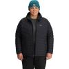 Outdoor Research Women’s Transcendent Down Hoodie – Plus Size | Insulated, Water & Wind Resistant, Lightweight(Black)