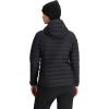 Outdoor Research Women’s Transcendent Down Hoodie Jacket | Water & Wind Resistant, Insulated, Lightweight, Standard Fit(Black)