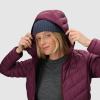 Outdoor Research Women’s Transcendent Down Hoodie Jacket | Water & Wind Resistant, Insulated, Lightweight, Standard Fit(Winterberry)