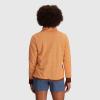 Outdoor Research womens Women’s Trail Mix Quarter Zip Pullover(Orange Fizz/Brick)