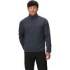 Outdoor Research Men’s Crescent Fleece Half Zip | Merino Wool Jacket, Moisture Wicking Fabric, Midweight(Storm Heather)