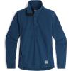 Outdoor Research Women’s Trail Mix Snap Pullover – Wicking Thermal Pullover for Women(Harbor)