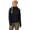 Outdoor Research Women’s Trail Mix XT Fleece Pullover Hoodie | Temperature Self-Regulating Fabric, UPF 50+, Lightweight(Black)