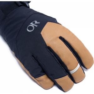 Outdoor Research Men’s Arete Modular Gore-Tex Gloves(Black/Dark Natural)