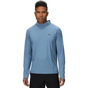 Outdoor Research Men’s Echo Hoodie – Lightweight UPF 15 Sun Shirt, Moisture-Wicking, Odor Control, Breathable(Olympic)