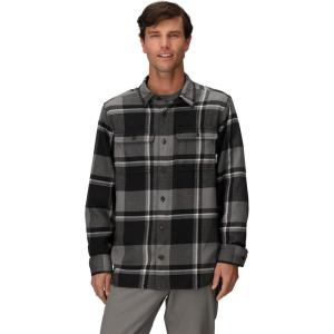 Outdoor Research Men’s Feedback Flannel Twill Shirt(Black/Pewter Plaid)