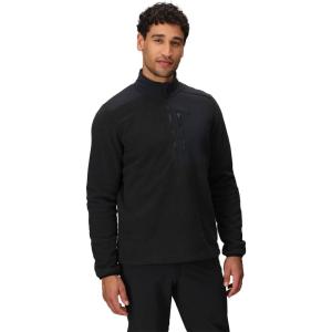 Outdoor Research Men’s OR Polartec 200 Half Zip | Breathable Fleece 1/2 Zip for Hiking, UPF 50+, Midweight(Black)