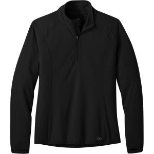 Outdoor Research womens Women’s Echo Quarter Zip(Black)