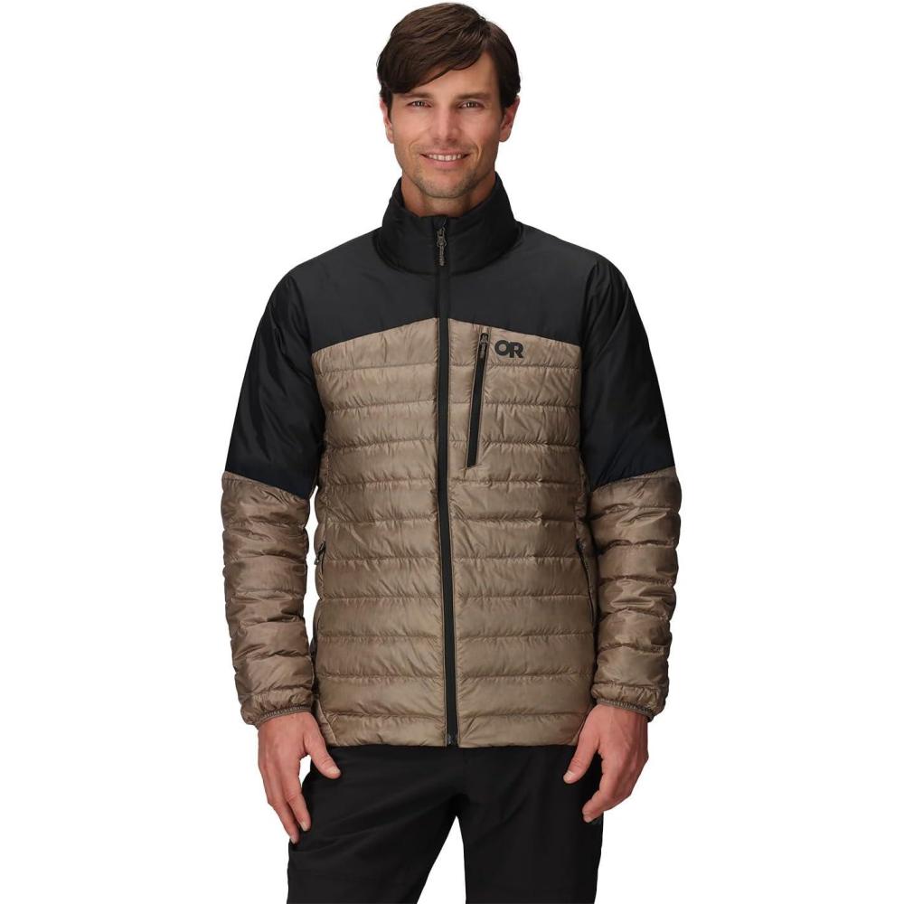imageOutdoor Research Mens Helium Down Jacket  Water Resistant Wind Resistant Lightweight Durable Standard FitSableBlack