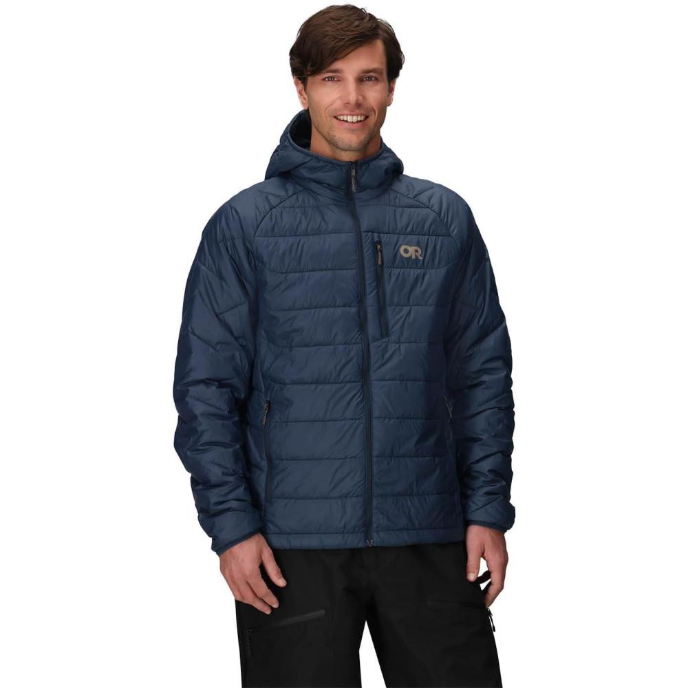 imageOutdoor Research Mens SuperStrand XT Hoodie  Ultralight Insulated Jacket for Alpine Temperatures WindproofAtlantic
