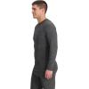Outdoor Research Men’s Alpine Onset Merino Wool 150 Crew | Breathable, Moisture Wicking, Quick Drying, UPF 30+(Black Heather)