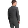 Outdoor Research Men’s Alpine Onset Merino Wool 150 Crew | Breathable, Moisture Wicking, Quick Drying, UPF 30+(Black Heather)