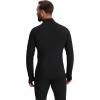 Outdoor Research Men’s Alpine Onset Merino Wool 150 Quarter Zip | Breathable, Moisture Wicking, Quick Drying, UPF 30+(Black)