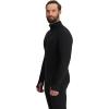 Outdoor Research Men’s Alpine Onset Merino Wool 150 Quarter Zip | Breathable, Moisture Wicking, Quick Drying, UPF 30+(Black)