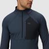 Outdoor Research Men’s Deviator Fleece Half Zip | Temperature Regulating Fabric, Moisture Wicking, UPF 30+(Atlantic)