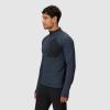 Outdoor Research Men’s Deviator Fleece Half Zip | Temperature Regulating Fabric, Moisture Wicking, UPF 30+(Atlantic)