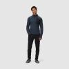 Outdoor Research Men’s Deviator Fleece Half Zip | Temperature Regulating Fabric, Moisture Wicking, UPF 30+(Atlantic)