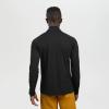 Outdoor Research Men’s Echo Quarter Zip – Quick Drying Active Pullover(Black)