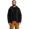 Outdoor Research Men’s Grandridge Gore-Tex Jacket | Waterproof, Windproof, Hooded, Standard Fit(Black)