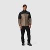 Outdoor Research Men’s Helium Down Jacket | Water Resistant, Wind Resistant, Lightweight, Durable, Standard Fit(Sable/Black)