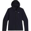 Outdoor Research Men’s Ultima Softshell Hoodie | Wind & Water Resistant, Abrasion Resistant, Zippered Pockets, UPF 50+(Black)