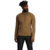 Outdoor Research Men’s Deviator Fleece Half Zip | Temperature Regulating Fabric, Moisture Wicking, UPF 30+(Coyote)