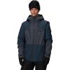 Outdoor Research Men’s Powderverse Jacket | Waterproof, Windproof, Insulated Ski & Snow Jacket, Helmet Compatible Hood(Atlantic)