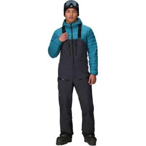Outdoor Research Men’s Cloudchaser 3L Bibs | Waterproof, Uninsulated Ski Touring Snow Pants with Durable Stretch Shell, Black, S-Short(Black)