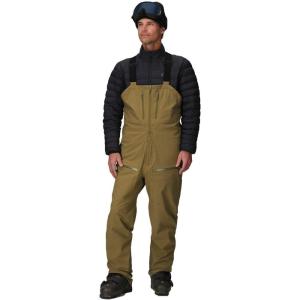 Outdoor Research Men’s Cloudchaser 3L Bibs | Waterproof, Uninsulated Ski Touring Snow Pants with Durable Stretch Shell, Black, S-Short(Dark Olive)