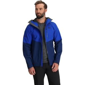 Outdoor Research Men’s Foray 3L Jacket | Waterproof, Windproof, Hooded, Long Sleeve, Standard Fit(Topaz/Cenote)